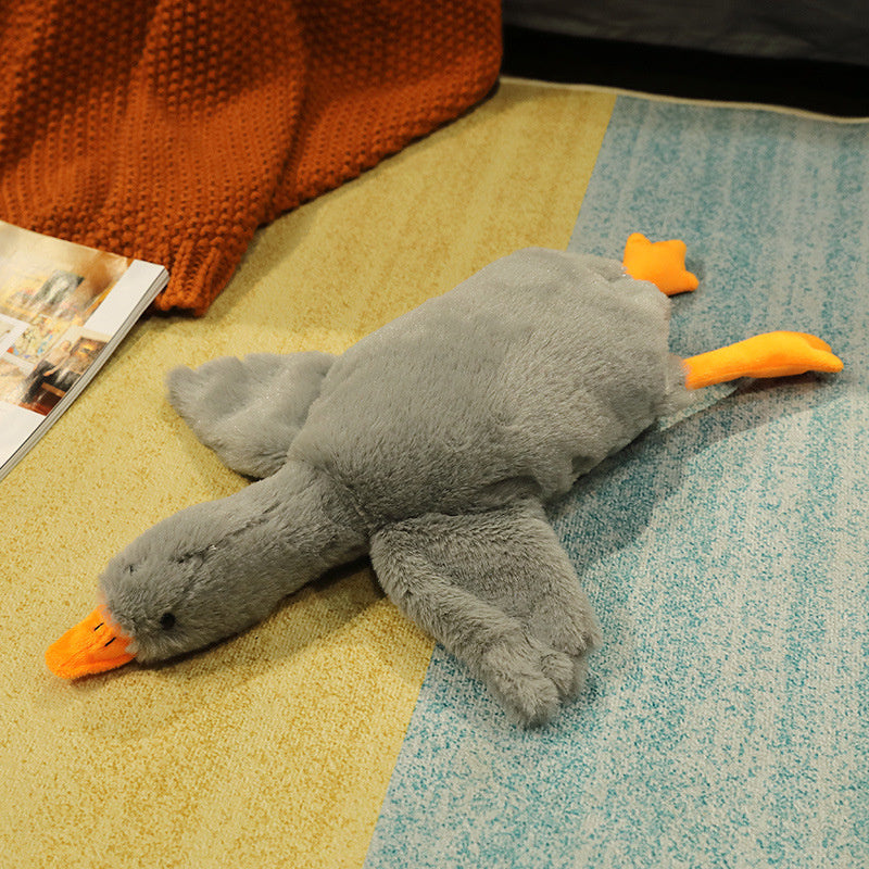Big White Goose Doll Pillow Sleeping Plush Toy-12
