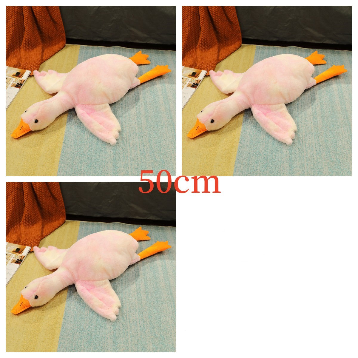 Big White Goose Doll Pillow Sleeping Plush Toy-3