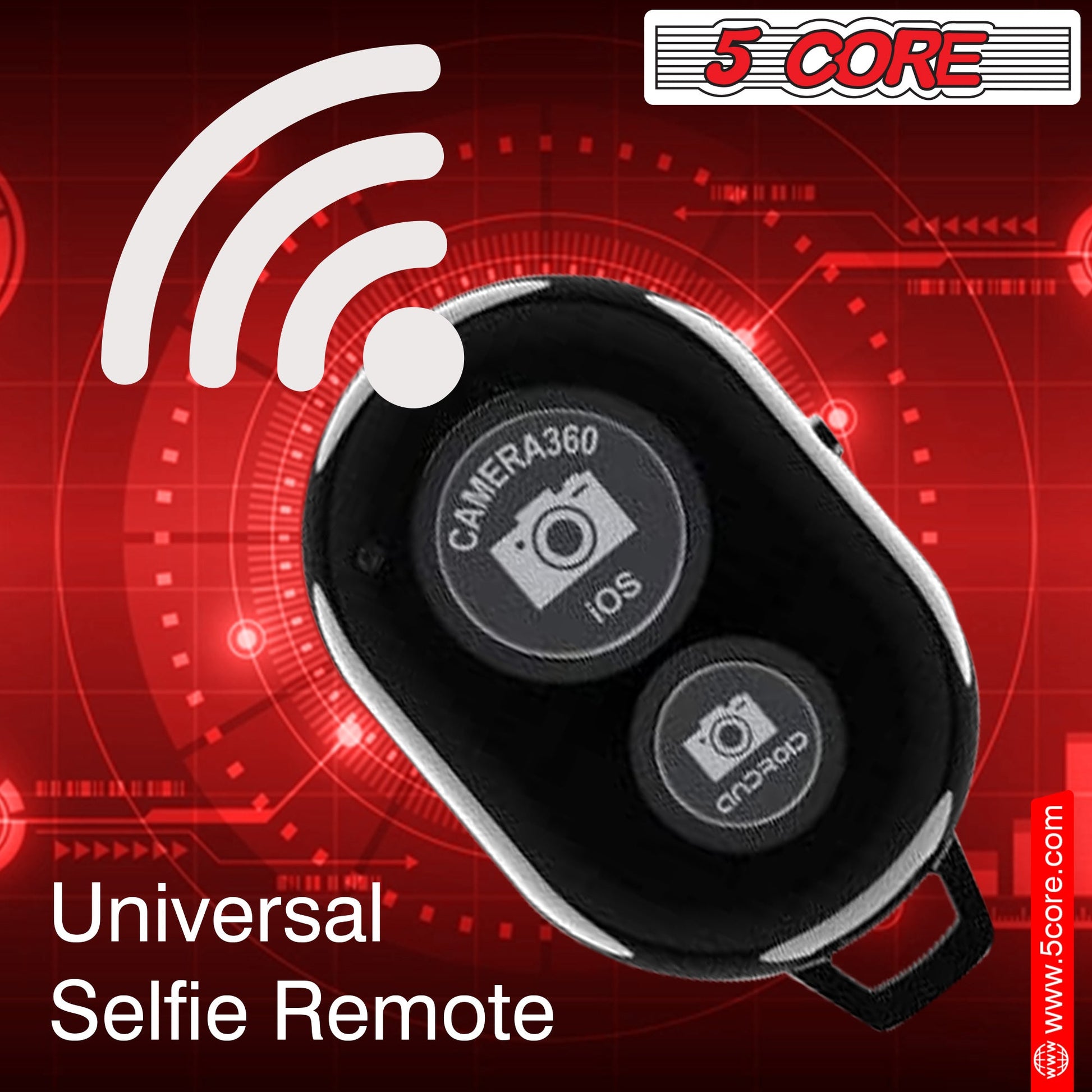 5 Core 12" Selfie LED Circle Light with 67" Adjustable Tripod Stand & Phone Holder-4