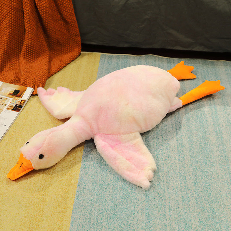 Big White Goose Doll Pillow Sleeping Plush Toy-13