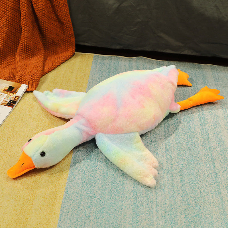 Big White Goose Doll Pillow Sleeping Plush Toy-10